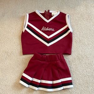 Alabama crimson tide cheerleader 2 piece size 2.